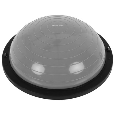 УЦЕНКА Полусфера BOSU гимнастическая 58×25 см, с насосом, серая