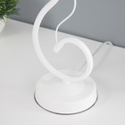 Лампа настольная Марсель 1х15Вт Е14 18х18х42см белый/бирюзовый RISALUX - фото 24551457