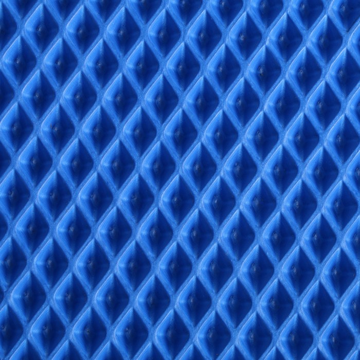 Коврик eva универсальный, Ромбы 140 х 66 см, синий