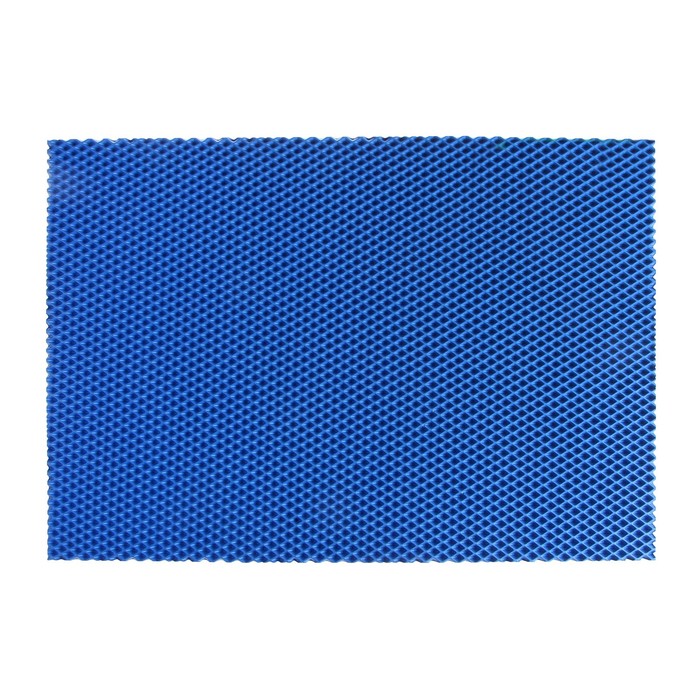 Коврик eva универсальный, Ромбы 46 х 66 см, синий