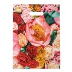 Пакет полиэтиленовый с вырубной ручкой «Много роз» 30 х 40 см, 50 мкм - фото 319636426