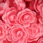 Вафельные РОЗЫ малые сложные 80 шт, розовые 9828789