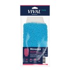 Мочалка VIVAL массажная рукавица с манжетой, МИКС - фото 10046358