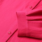 Костюм для девочки (рубашка и шорты) MINAKU, цвет фуксия, рост 134-140 см - Фото 8