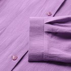 Костюм для девочки (рубашка и шорты) MINAKU, цвет сиреневый, рост 122-128 см - Фото 9