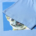 Футболка женская, цвет синий, размер 50 - фото 22498988