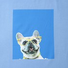 Футболка женская, цвет синий, размер 52 - фото 22498993