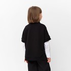 Жилетка для девочки MINAKU: School Collection, цвет чёрный, рост 122 см - Фото 4