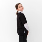 Жилетка для девочки MINAKU: School Collection, цвет чёрный, рост 152 см - Фото 2