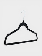 Плечики - вешалки для одежды Доляна, 44.5×22 см, 5 шт., флокированное покрытие, чёрные - Фото 9