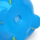 Игрушка пищащая "Бегемотик", 8 х 6 см, синяя - Фото 4