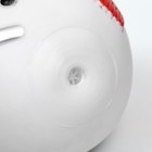 Шар для собак «Весёлый снеговик», 8.5×8 см, пищащий, винил, белый - Фото 3