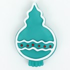 Игрушка для собак «Новогодняя ёлка», 13×8.5×2.4, пищащая, винил, зелёная - Фото 2