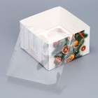 Коробка для капкейка «Хвоя, корица, апельсин», 16 × 16 × 10 см - Фото 5