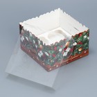 Коробка для капкейка «Тепла и уюта», 16 х 16 х 10 см, Новый год - Фото 5