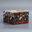 Коробка для капкейка «Тепла и уюта», 16 х 16 х 10 см, Новый год - Фото 8