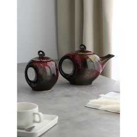 Чайная пара «Китайская», чайник 1.1 л, сахарница 0.8 л, керамика