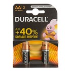 УЦЕНКА Батарейка алкалиновая Duracell Basic, AA, LR6-2BL, 1.5В, блистер, 2 шт. - Фото 4