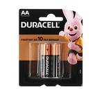 УЦЕНКА Батарейка алкалиновая Duracell Basic, AA, LR6-2BL, 1.5В, блистер, 2 шт. - Фото 8