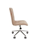 Кресло офисное "Chairman" 030 хром, без подлокотников, бежевое - Фото 3