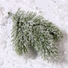 Декор «Веточка ели со снегом», набор 2 шт., размер 1 шт. — 12 см - Фото 2