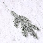 Декор «Веточка ели со снегом» - фото 9930119