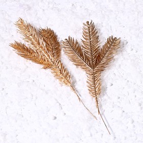 Ветка декоративная новогодняя, набор 2 шт., размер 1 шт. — 25×10 см