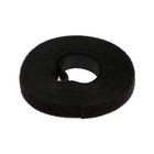 Лента-липучка для проводов 3000×10×1.5 мм ТУНДРА, чёрная, 1 шт. - Фото 1