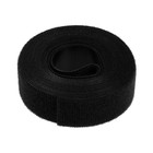 Лента-липучка для проводов 3000×20×1.5 мм ТУНДРА, чёрная, 1 шт. - Фото 2