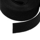 Лента-липучка для проводов 3000×20×1.5 мм ТУНДРА, чёрная, 1 шт. - Фото 3