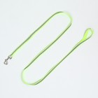 Комплект для кошек светоотражающий, ширина 1 см, шлейка 21-35 см, поводок 120 см, зелёный - Фото 8