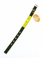 Ошейник двухслойный с вертлюгом, 2.5 см, зелёный - Фото 6