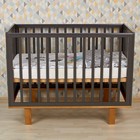 Кроватка детская Polini Kids Simple 340, графит/дуб каменный - Фото 11