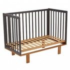 Кроватка детская Polini Kids Simple 340, графит/дуб каменный - Фото 8