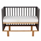 Кроватка детская Polini Kids Simple 340, графит/дуб каменный - Фото 9