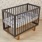 Кроватка детская Polini Kids Simple 340, графит/дуб каменный - Фото 10