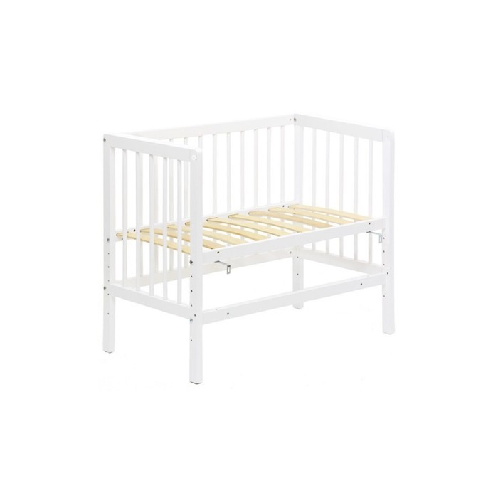 Кроватка детская приставная «Фея 100. Лея», белый - Фото 1