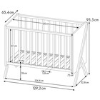 Кровать детская Polini Kids Porto 1300, 129×65×95 см, графит/дуб крафт - фото 119047831 Кровать детская Polini Kids Porto 1300, 129×65×95 см, графит/дуб крафт - фото 119047831