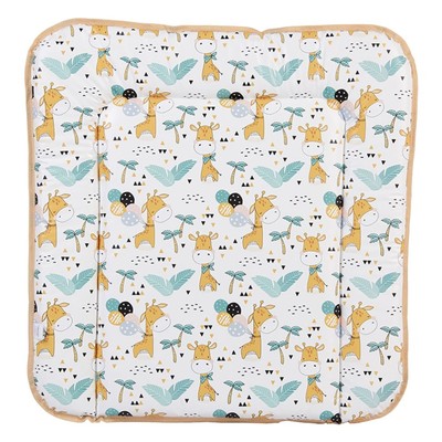Матрас для пеленания Polini Kids «Жирафик», на комод, 65×65 см