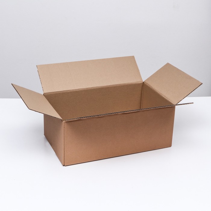 Коробка складная, бурая, 50 х 30 х 20 см - Фото 1