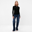 Джемпер женский MINAKU: Knitwear collection цвет чёрный, размер 42-44 - фото 65554