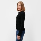 Джемпер женский MINAKU: Knitwear collection цвет чёрный, размер 42-44 - фото 65558