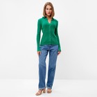 Джемпер женский MINAKU: Knitwear collection цвет зёленый, размер 42-44 - фото 65571