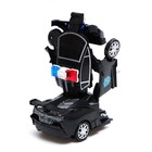 УЦЕНКА Робот радиоуправляемый «Полицейский», трансформируется, световые и звуковые эффекты - Фото 4