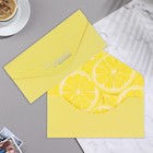 Конверт для денег "Сладкой жизни!" софт тач, тиснение, желтый цвет, 9х19 см - фото 1695837