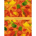 Ежедневник для учителя А6+, 128 листов "Осенние листья", твёрдая обложка, УФ-лак, блок офсет 65 г/м2 - фото 2886478