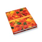 Ежедневник для учителя А6+, 128 листов "Осенние листья", твёрдая обложка, УФ-лак, блок офсет 65 г/м2 - фото 25496907