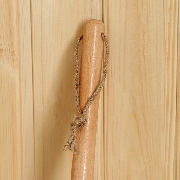 Ковш для бани из нержавеющей стали 0,23 л, длина 69 см, с деревянной ручкой