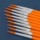 Кисть для рисования синтетика круглая № 7 - Фото 4