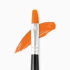 Кисть для рисования Синтетика Плоская №12 (ширина обоймы 10 мм; длина ворса 18 мм) - Фото 1